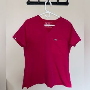 Figs Ultra Rose Catarina™ One-Pocket Scrub Top